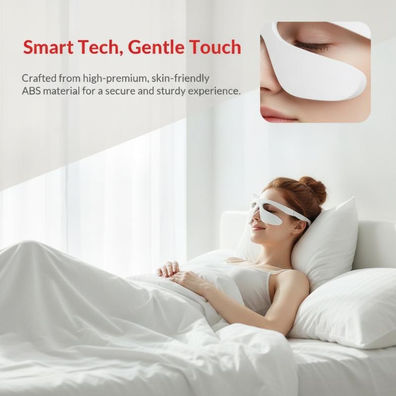 휴대용 스마트 눈 마사지기 3D 적색광 치료 눈 밑 마 - Light Therapy Glasses 리뷰 및 가격