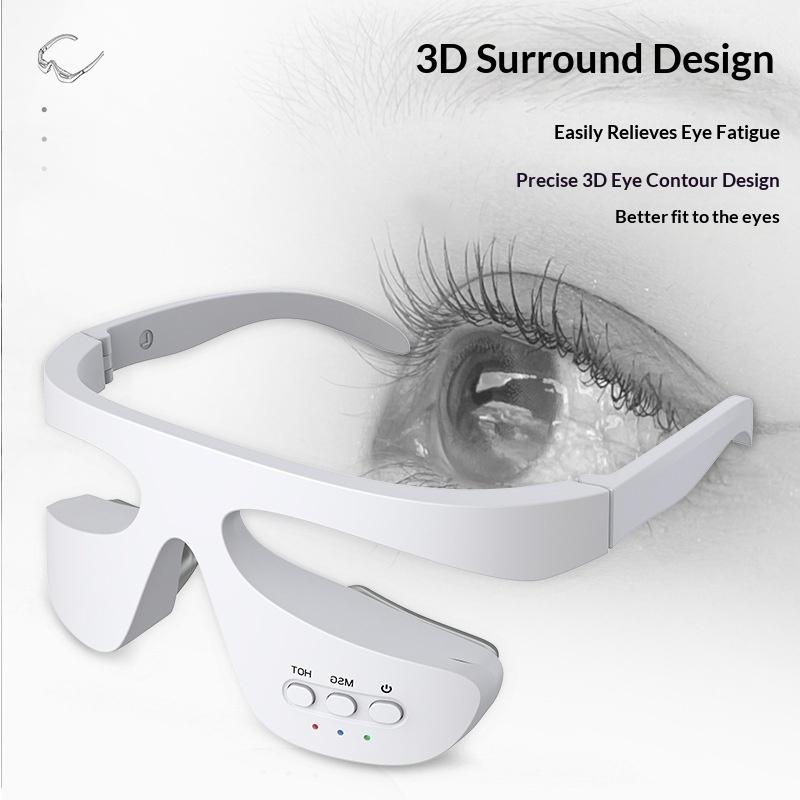 휴대용 스마트 눈 마사지기 3D 적색광 치료 눈 밑 마 - Light Therapy Glasses 리뷰 및 가격