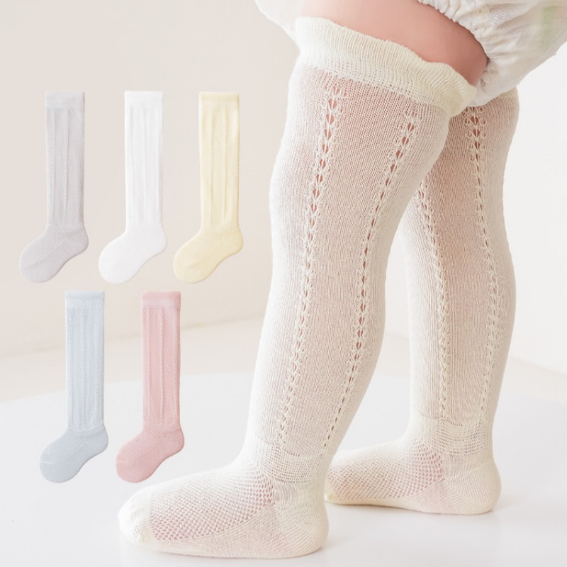 아기 속이 빈 긴 양말 통기성 메쉬 코튼 뼈없는 무릎  - Baby Sock Oximeter 리뷰 및 가격