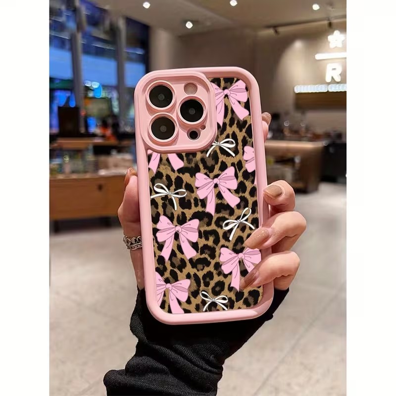 레오파드 프린트 리본 폰 케이스 (아이폰 18, 17, - Apple Iphone 15 리뷰 및 가격