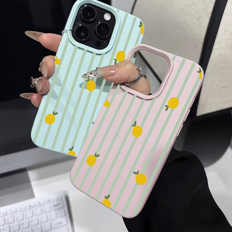 충격 방지 귀여운 레몬 패턴 실리콘 폰 케이스 아이폰  - Apple Iphone 15 리뷰 및 가격