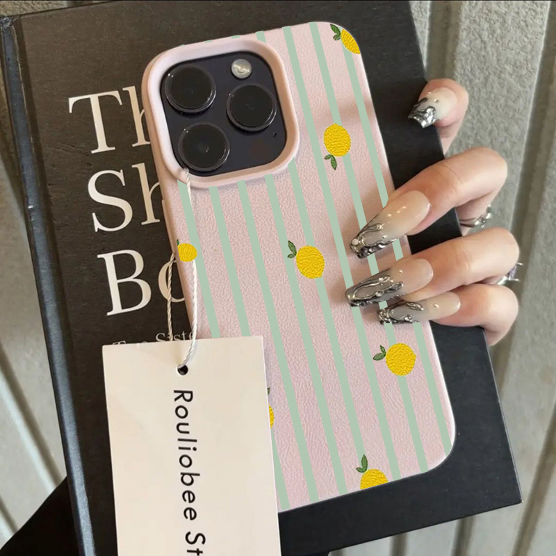 충격 방지 귀여운 레몬 패턴 실리콘 폰 케이스 아이폰  - Apple Iphone 15 리뷰 및 가격